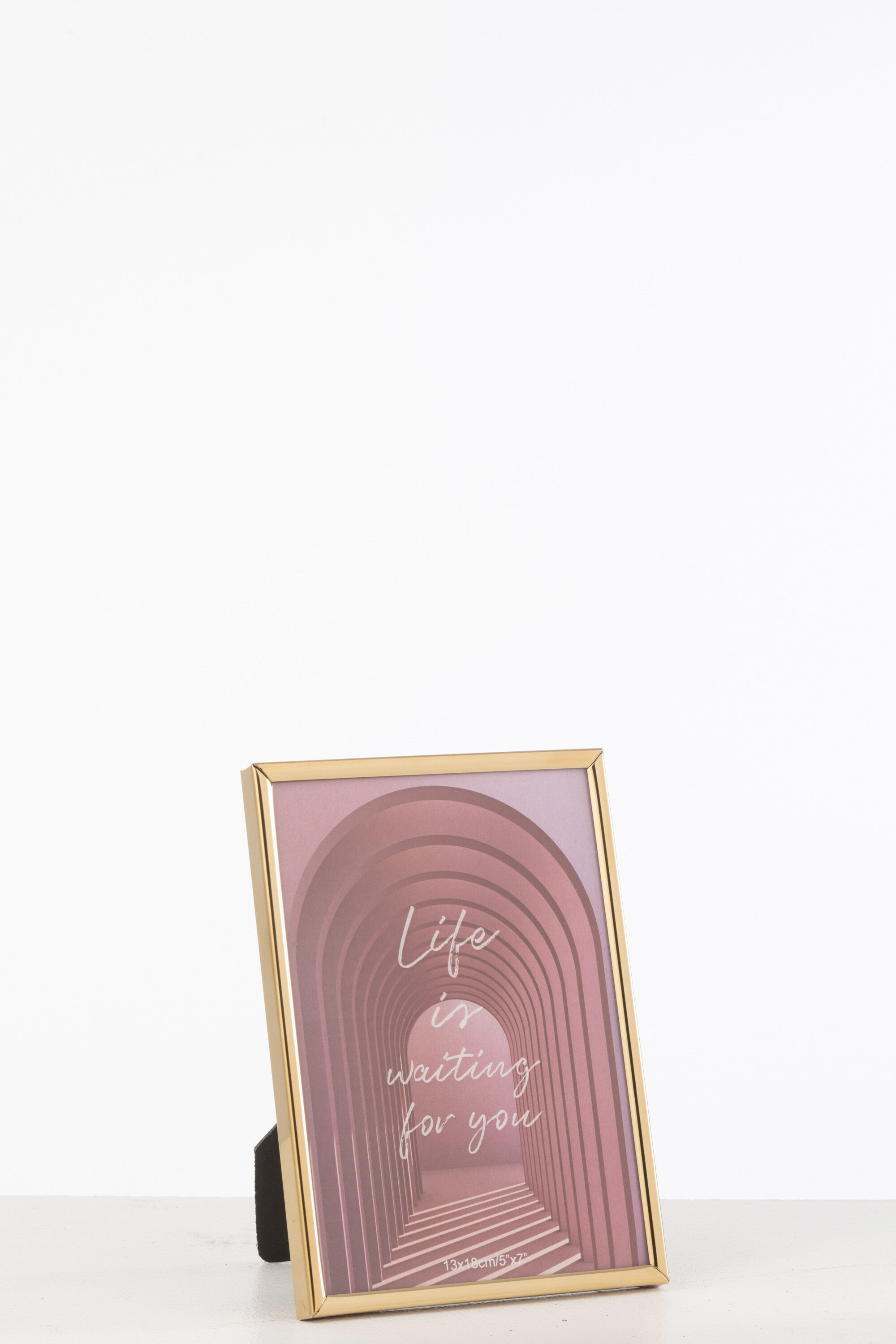 J-Line fotolijst Tracy - metaal - goud blinkend - medium