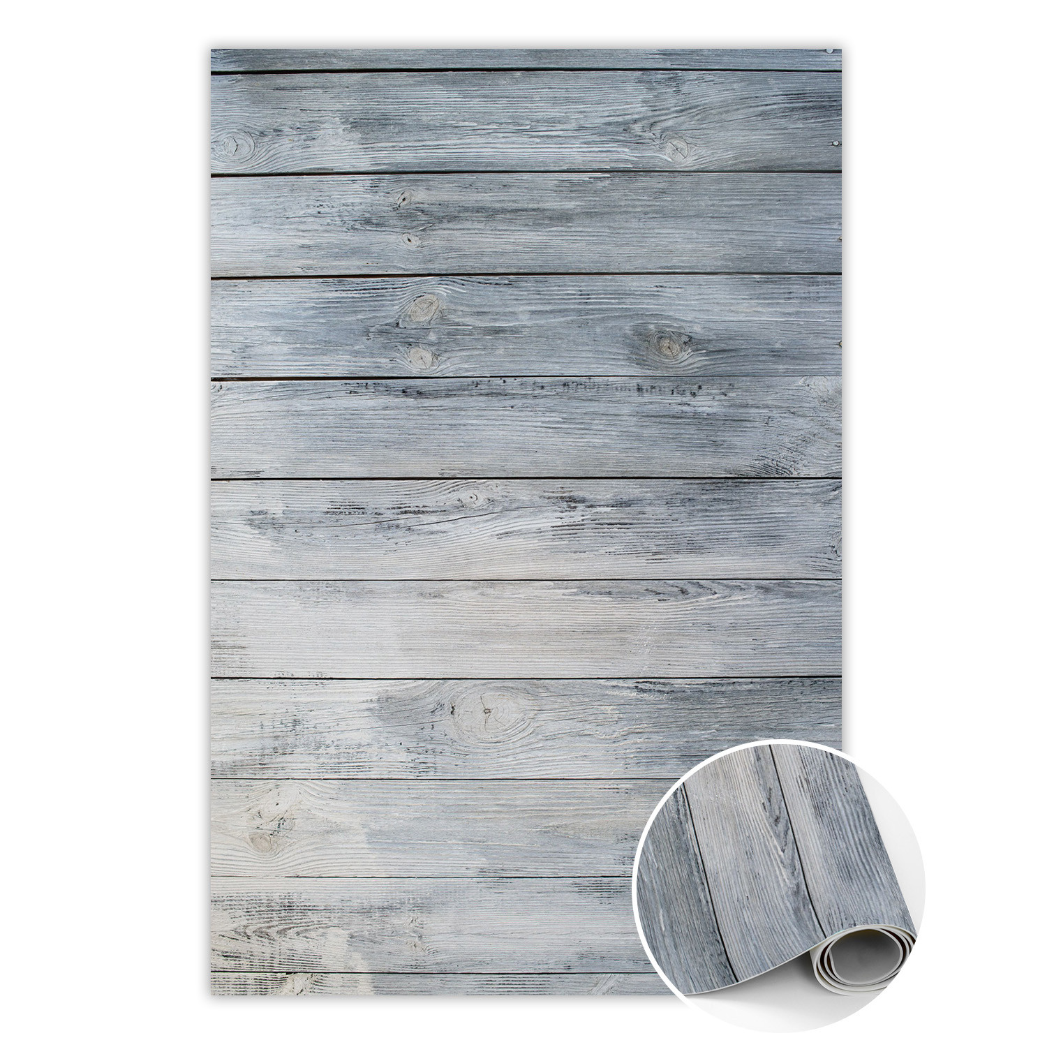 Wewnętrzny dywan winylowy Poziome deski 60 x 90 cm