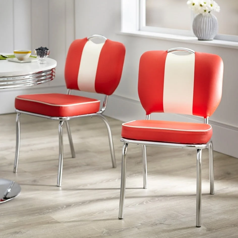 Simple Living Raleigh Retro Dining Chairs (Set of 2)
