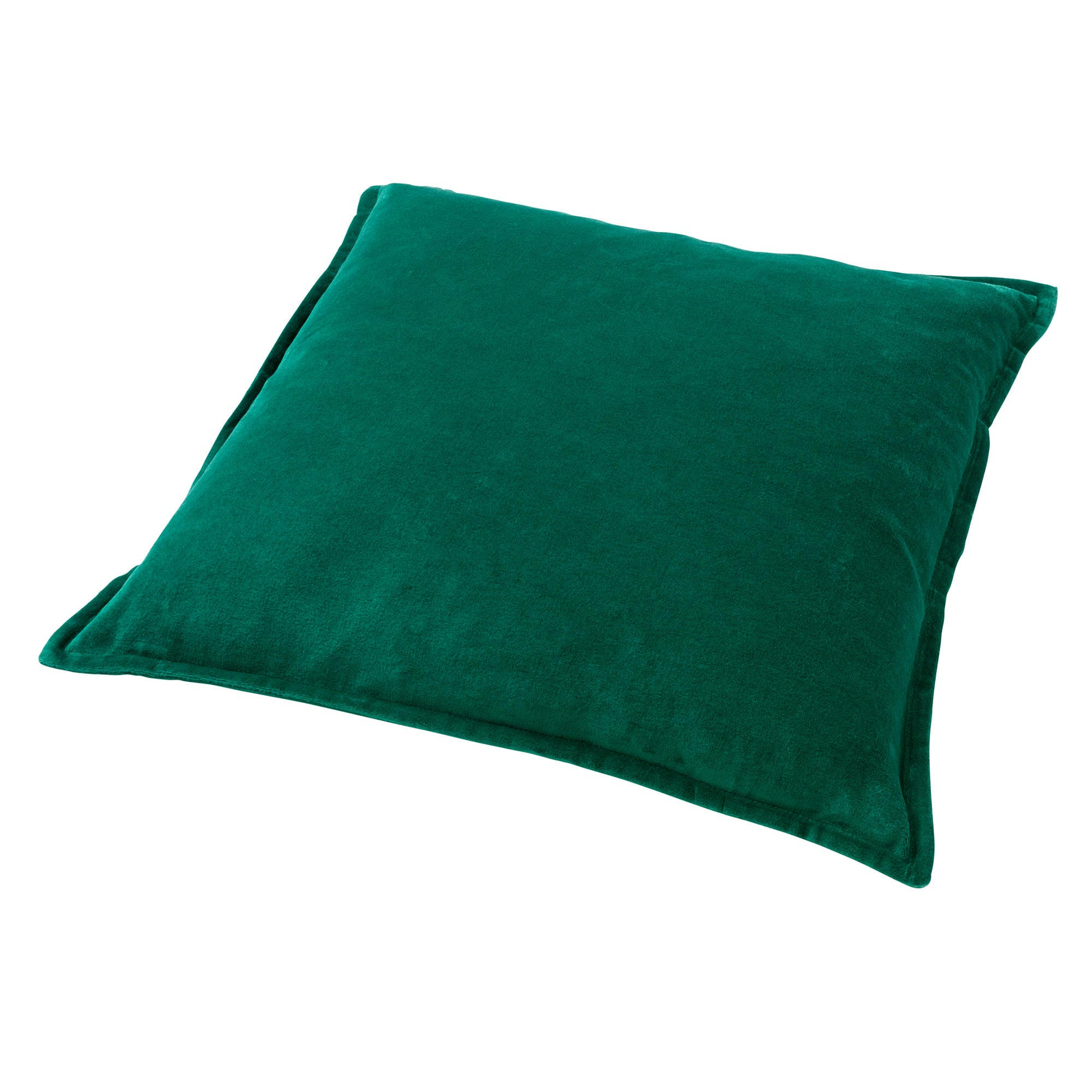 - Housse de coussin vert en velours-50x50 cm uni