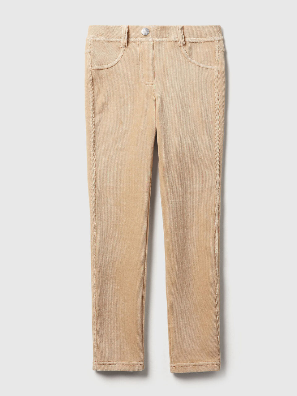 Super skinny chenille trousers