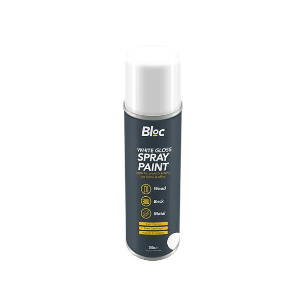 Overlay Spray Paint Gloss White 250ml