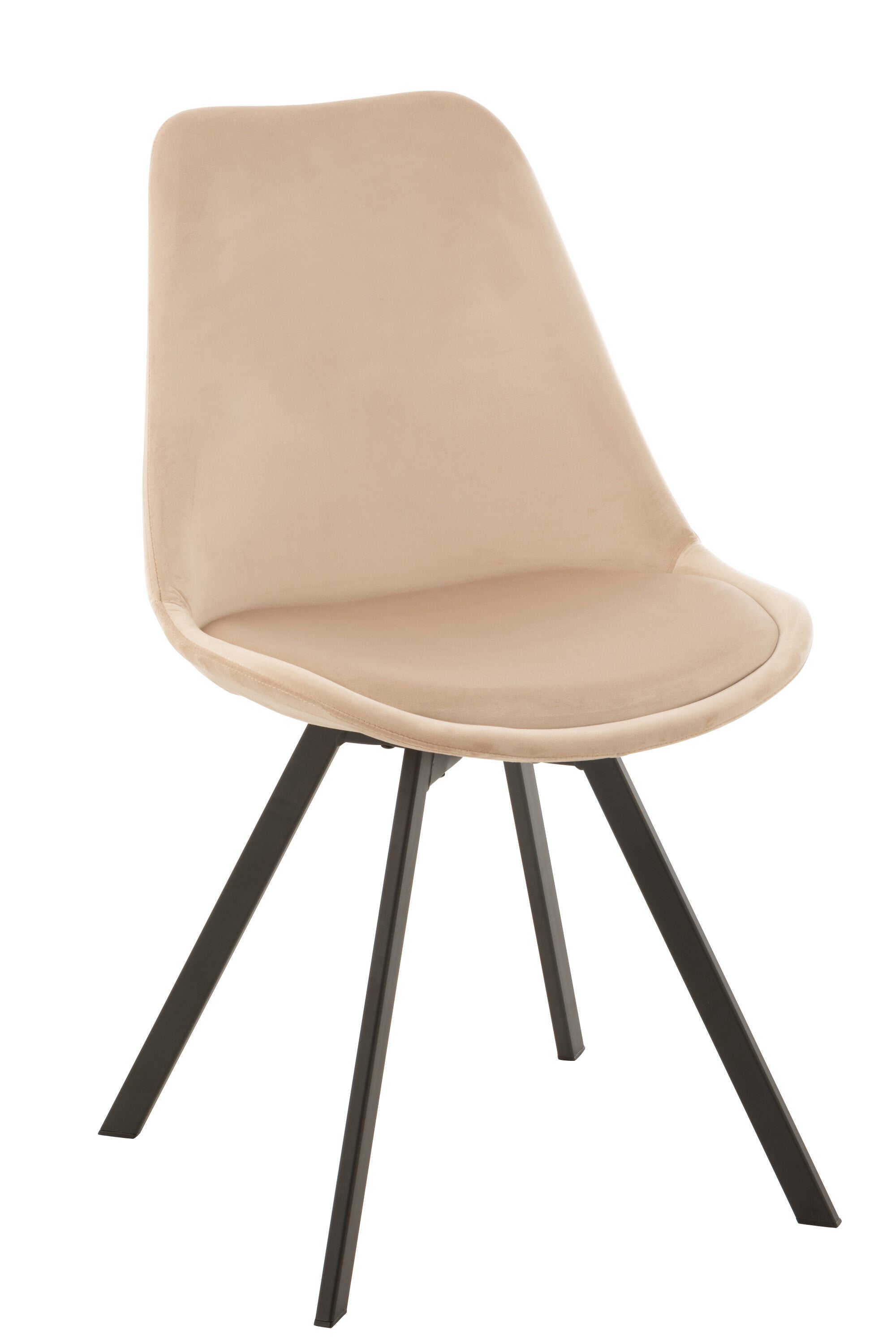 J-Line stoel Helene - metaal/textiel - beige