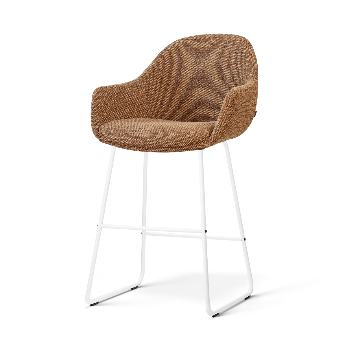 Nolon Nino-Mae barkruk bruin blend - wit onderstel - 65 cm