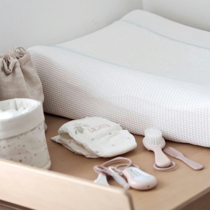 SOFALANGE - Matelas à langer pour bébé incliné blanc