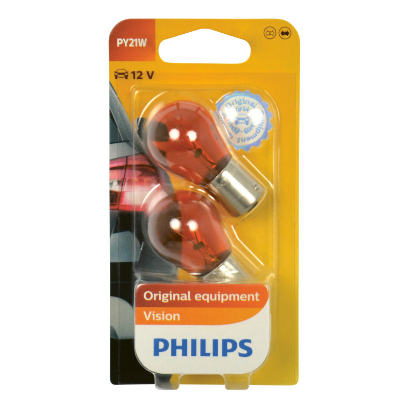 Ampoule PY21W Vision 21 W 2 pièces PHILIPS