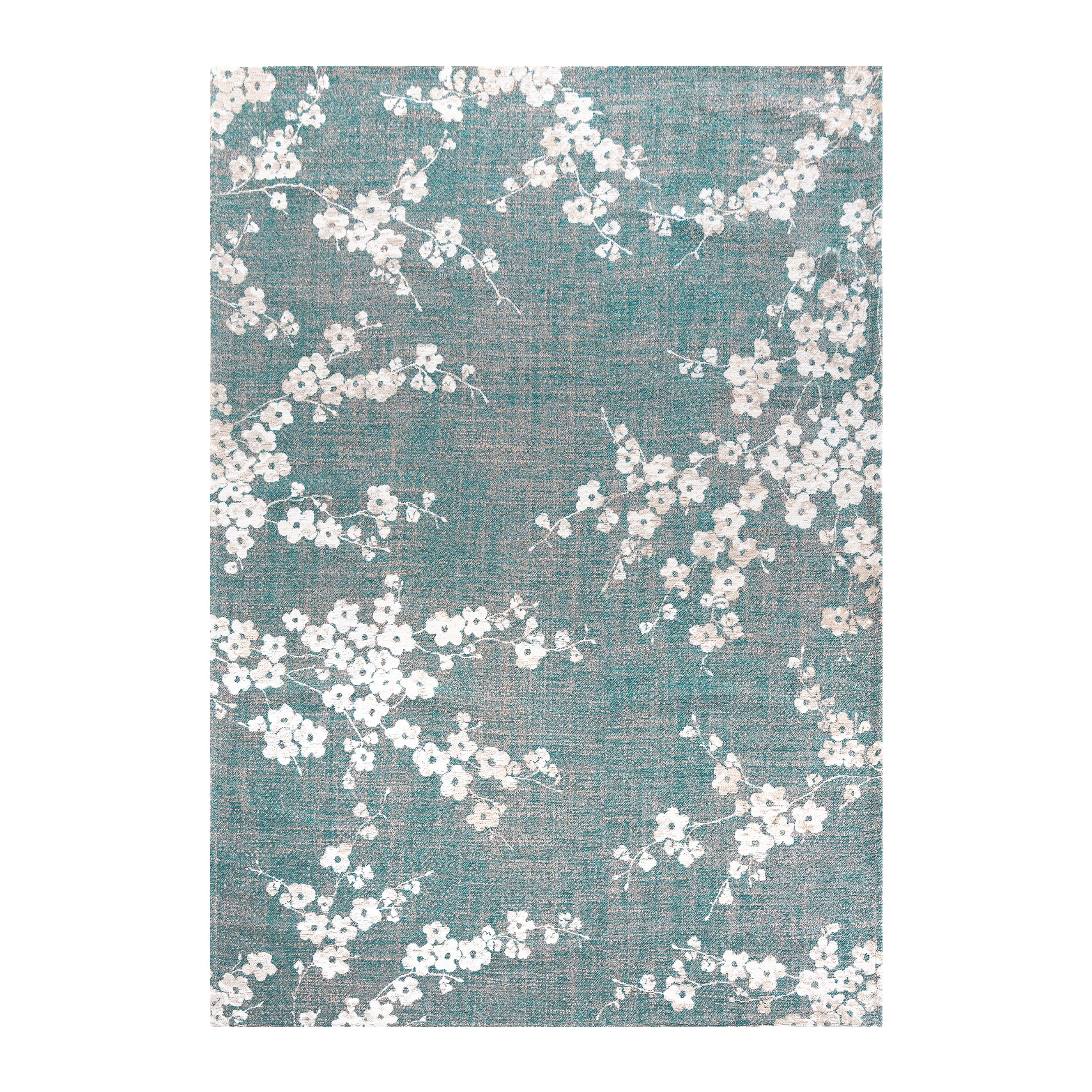 Louis de Poortere Sakura Vloerkleed 80 x 150 cm - Lake Blue