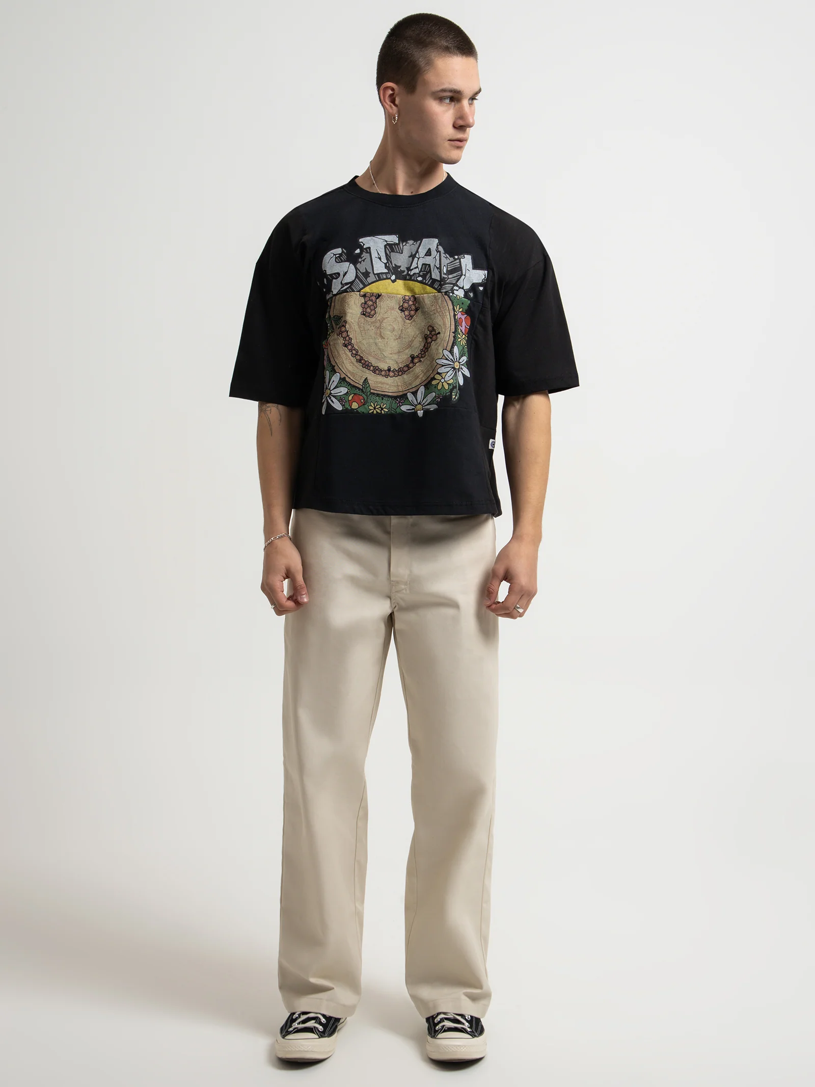 Reworked Grid T-Shirt