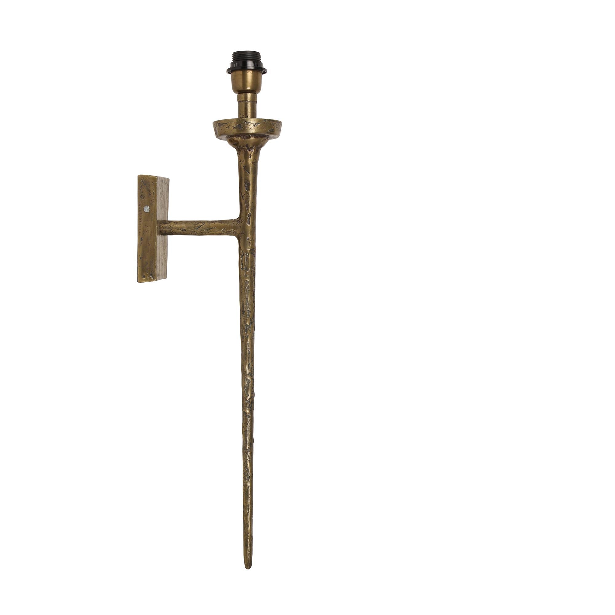Light & Living wandlamp Torch - antiek brons - 21x9.5x75cm