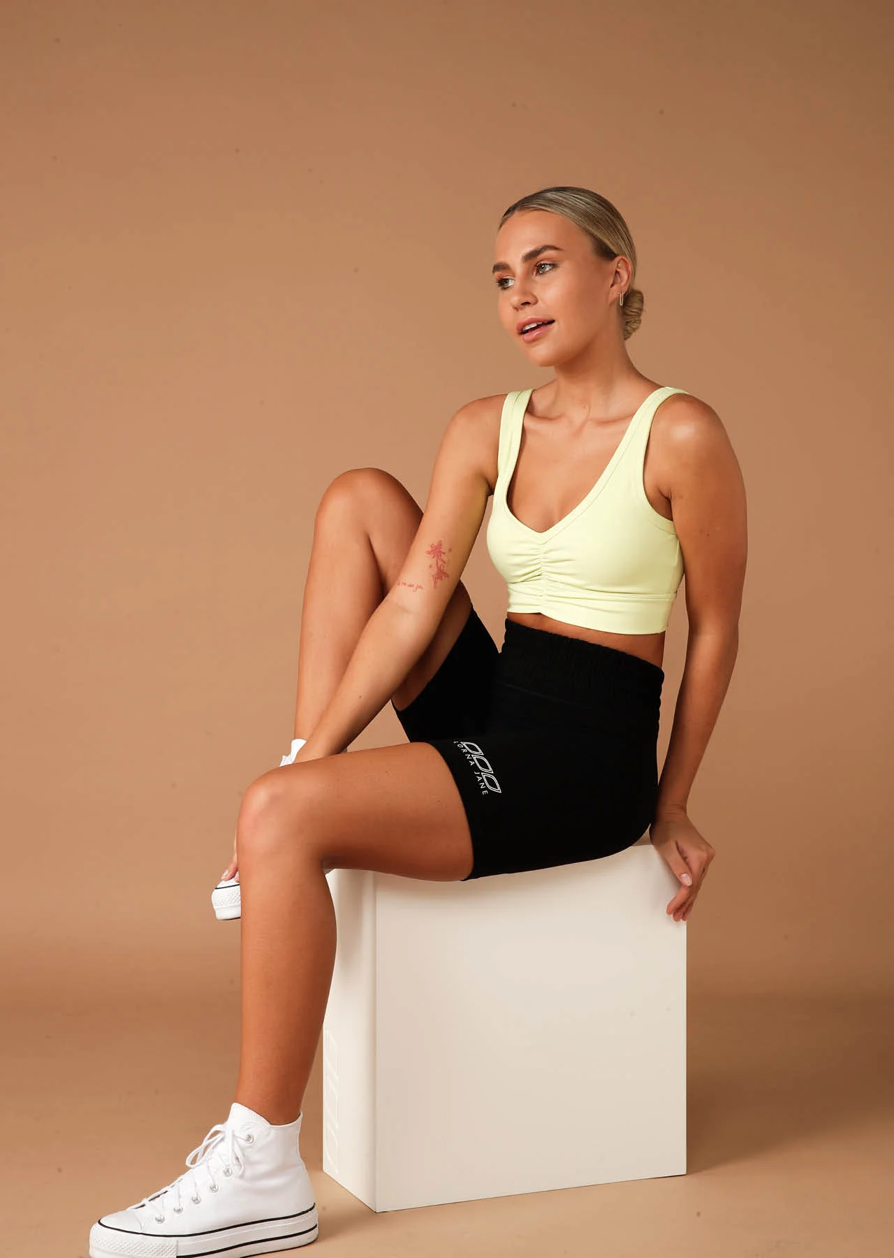 Scrunch Waist Bike Shorts