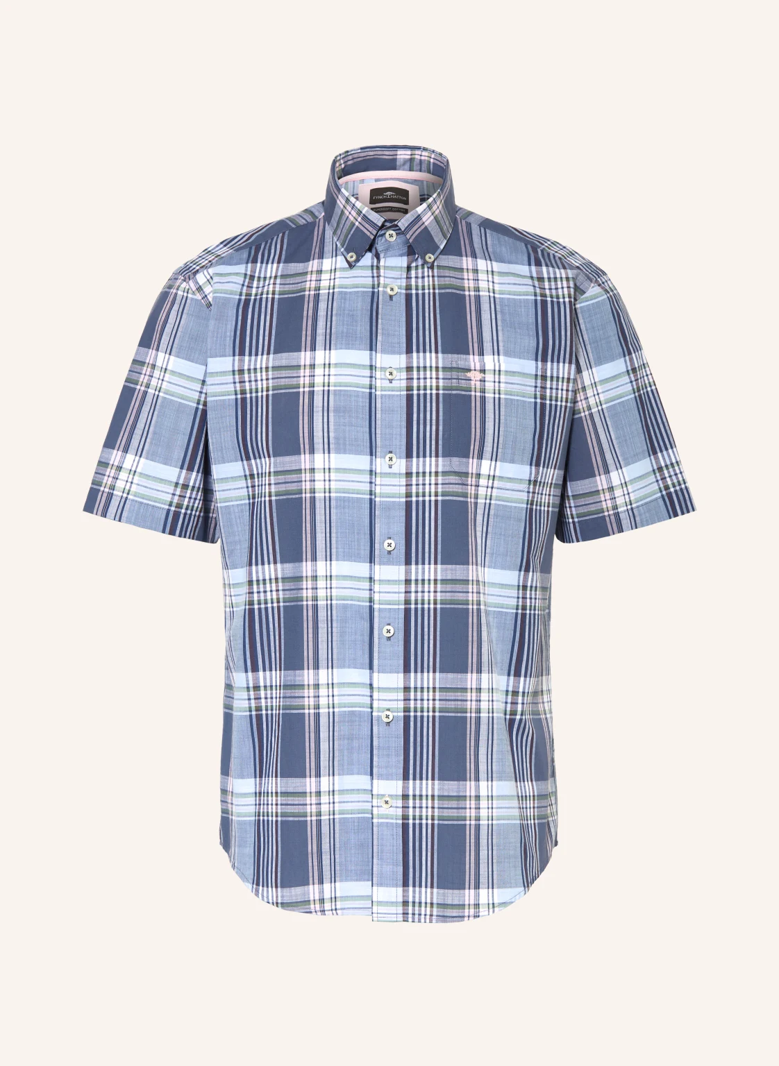FYNCH-HATTON Kurzarm-Hemd Regular Fit