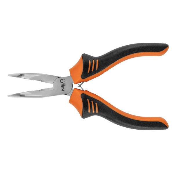 Szczypce wydłużone wygięte 160mm NEO 01-254