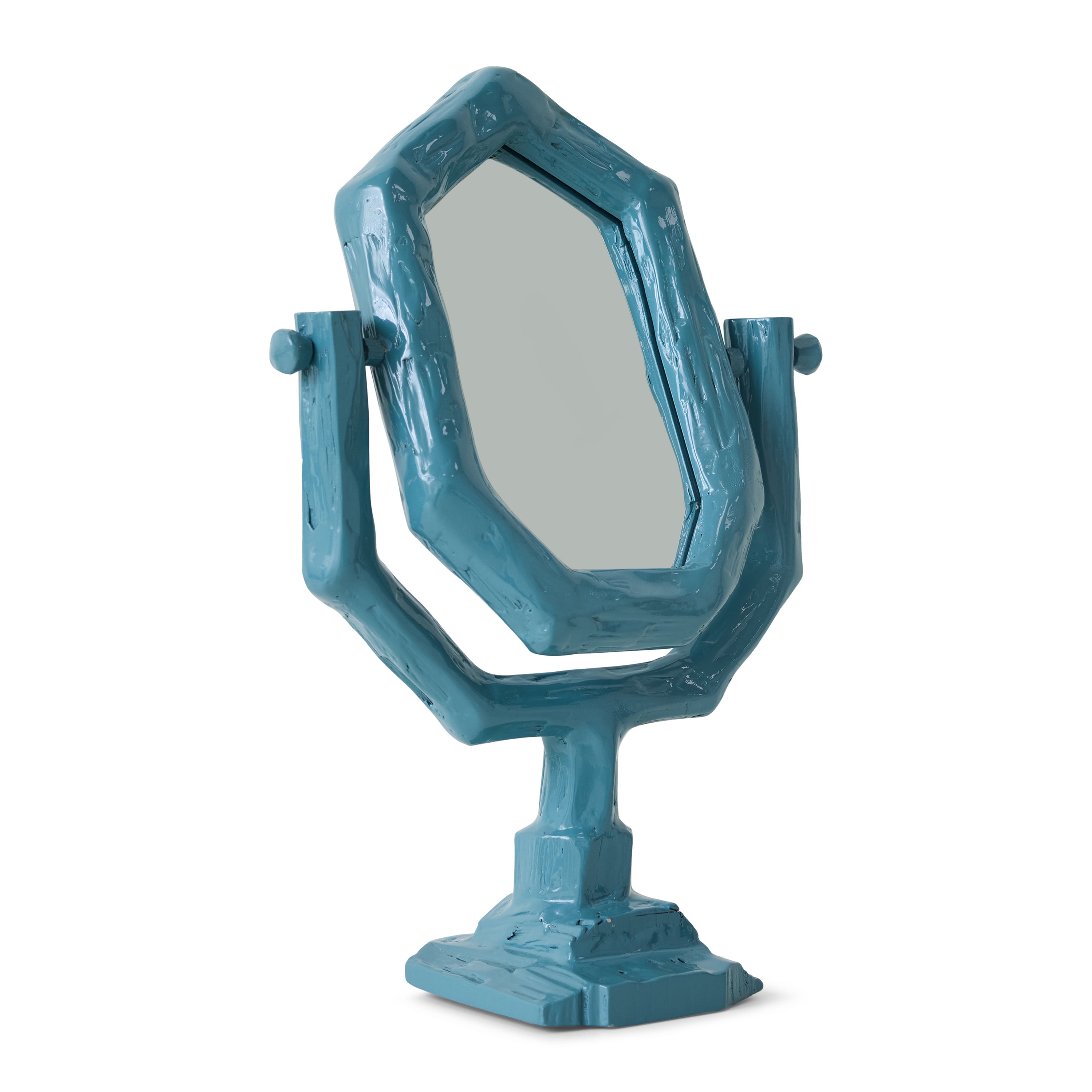 HKliving Teun Zwets Kaptafelspiegel - Petrol
