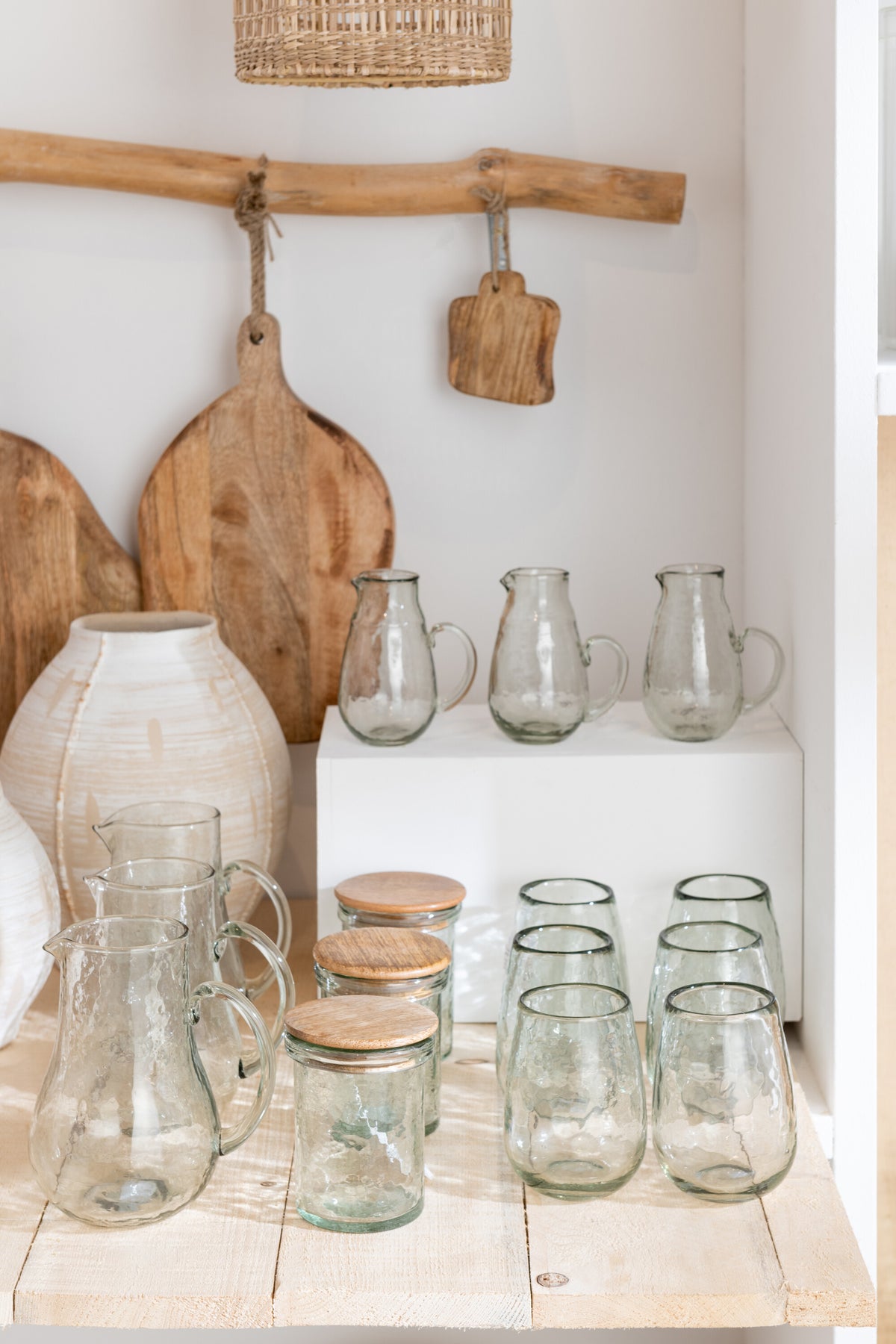 J-Line Carafe - verre - transparent - small