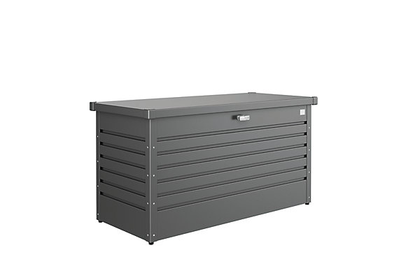 Coffre de jardin métal Biohort T130 gris foncé 460L