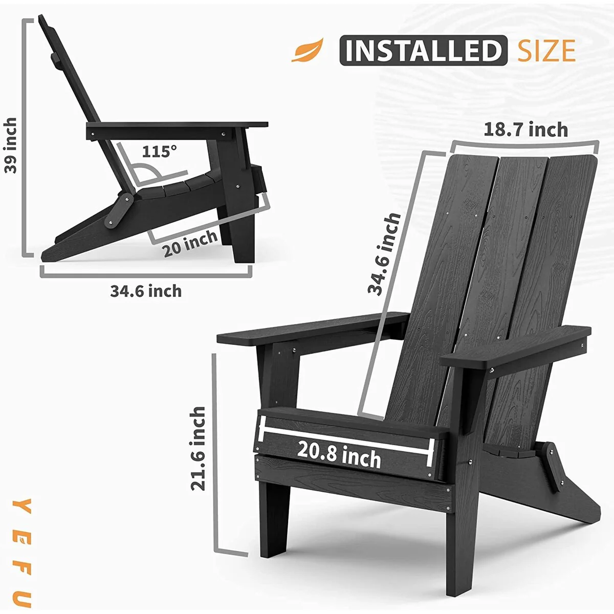 Folding Adirondack Chairs Outdoor Chair Fire Pit Chair