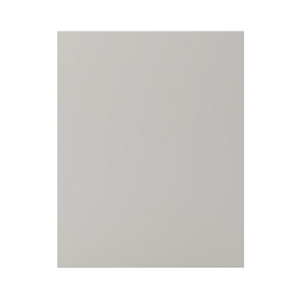 Côté de remplacement bas droit GoodHome Stevia gris mat H. 72 cm x l. 57 cm x ép. 18mm