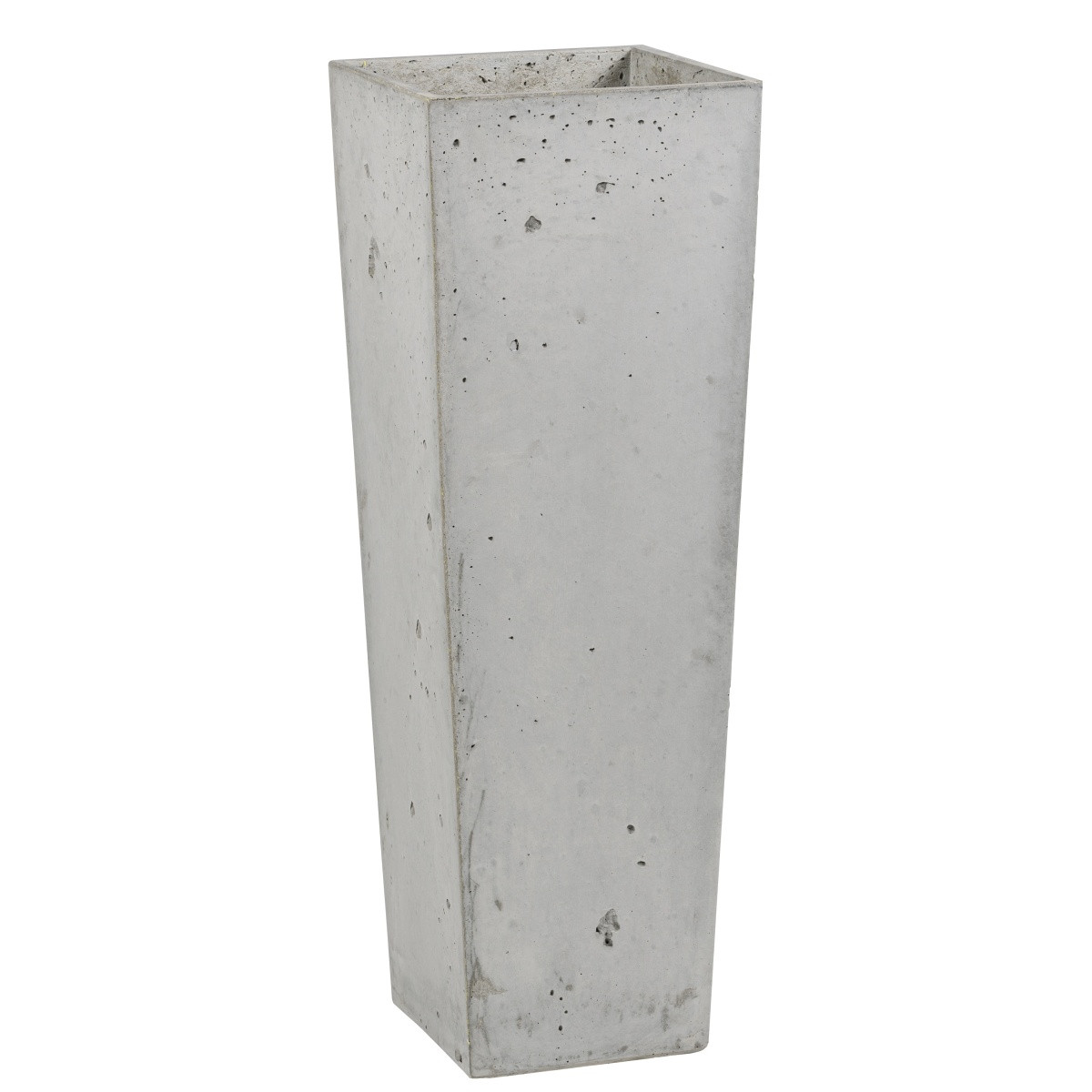 Donica Betonowa Zewnętrzna Zadora CONE L 32x32x93 szary naturalny