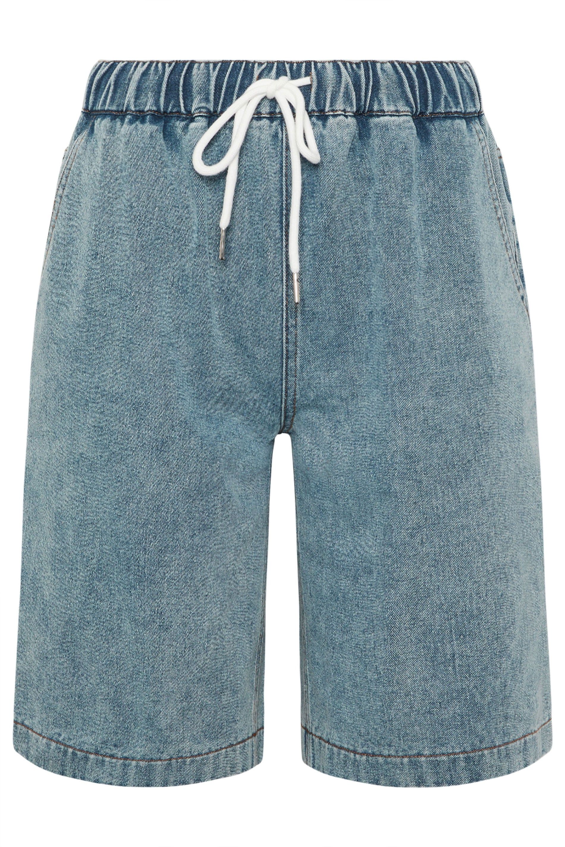 Long Tall Sally Tall Pull On Denim Shorts