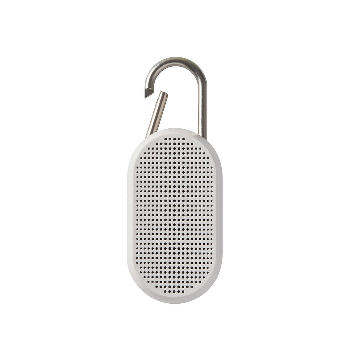 MINO T - Enceinte bluetooth avec mousqueton en ABS blanc