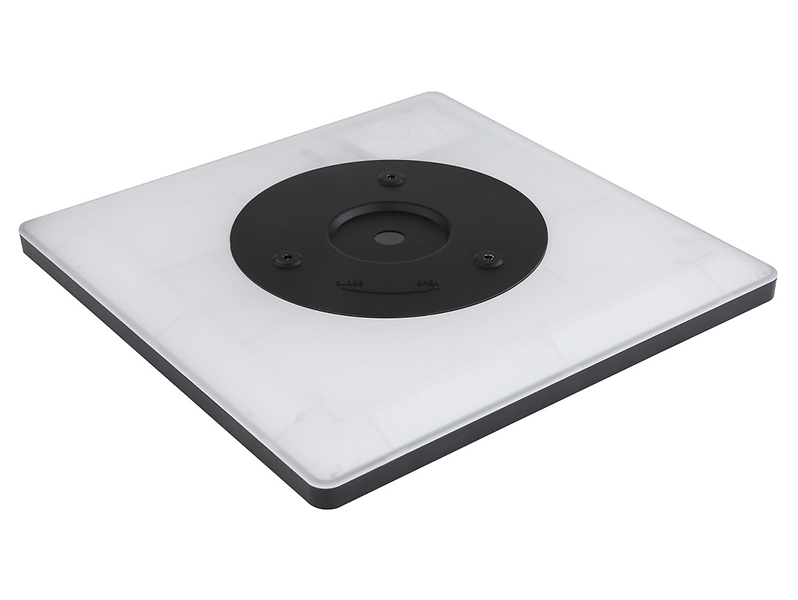 Plafon Sapana LED akrylowy 29 cm biało-czarny