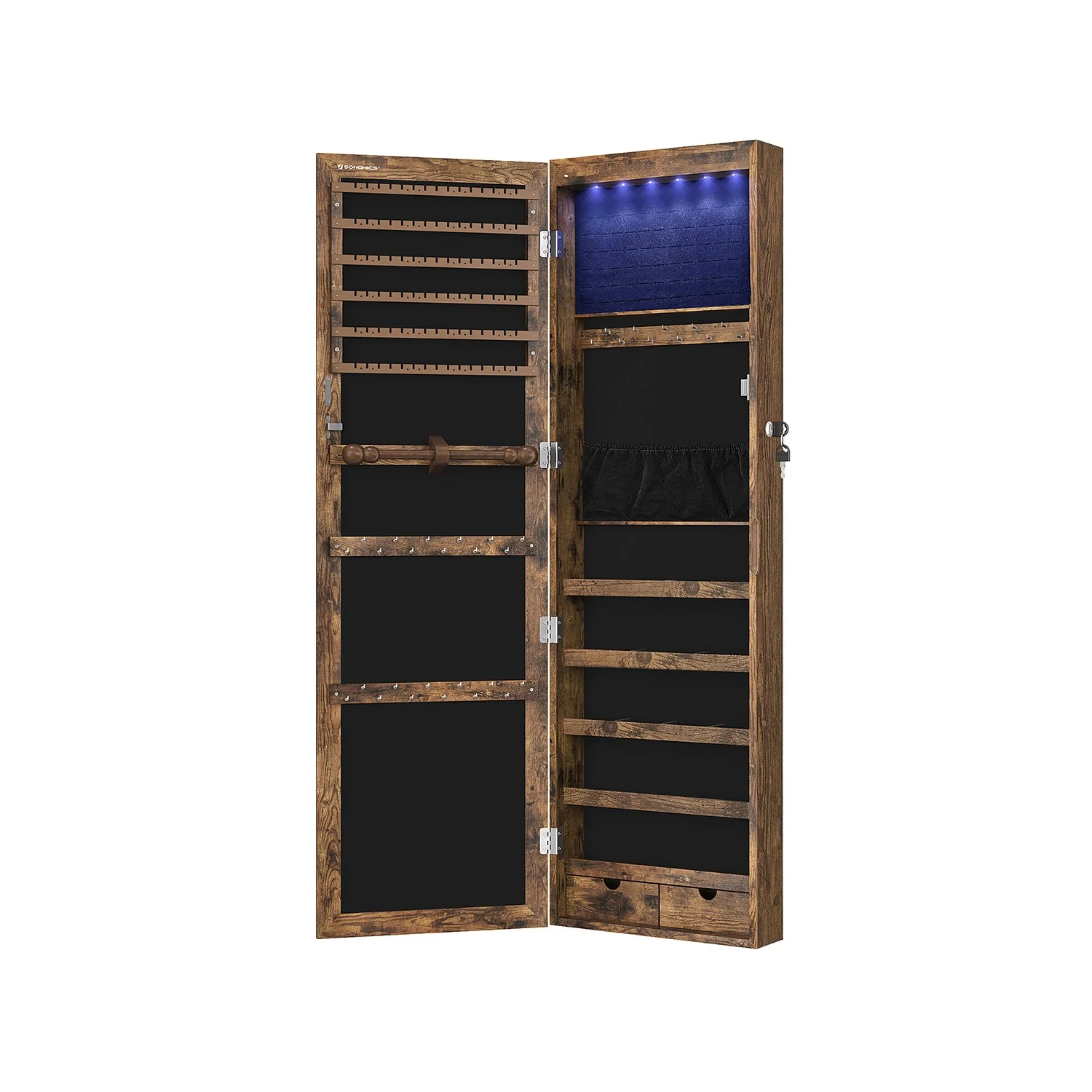 Armoire à bijoux verrouillable
