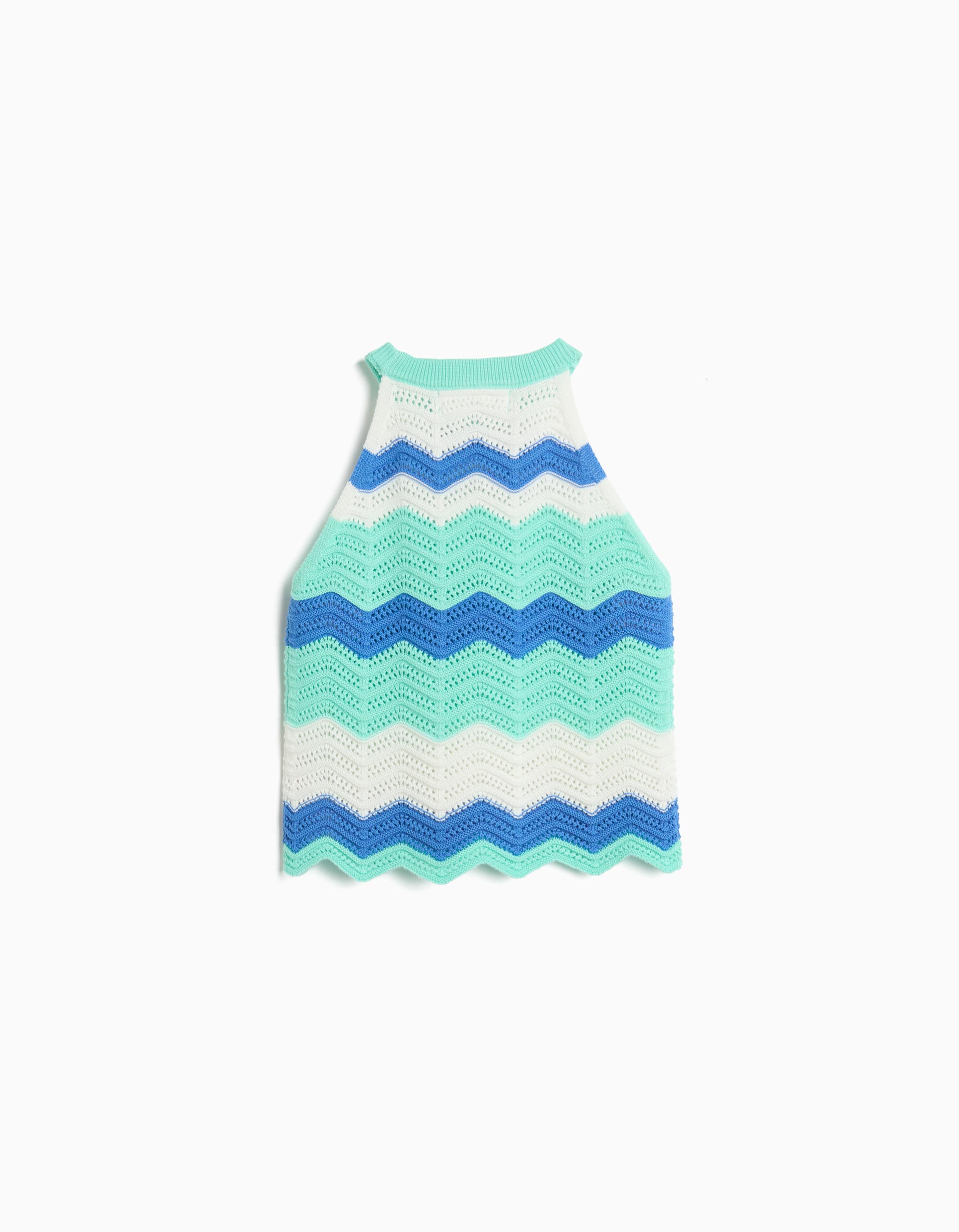 Top Crochet, Menina, Verde Claro