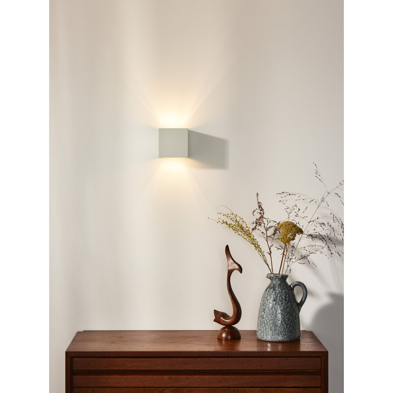 Applique LED Xio carrée blanche G9 4 W LUCIDE
