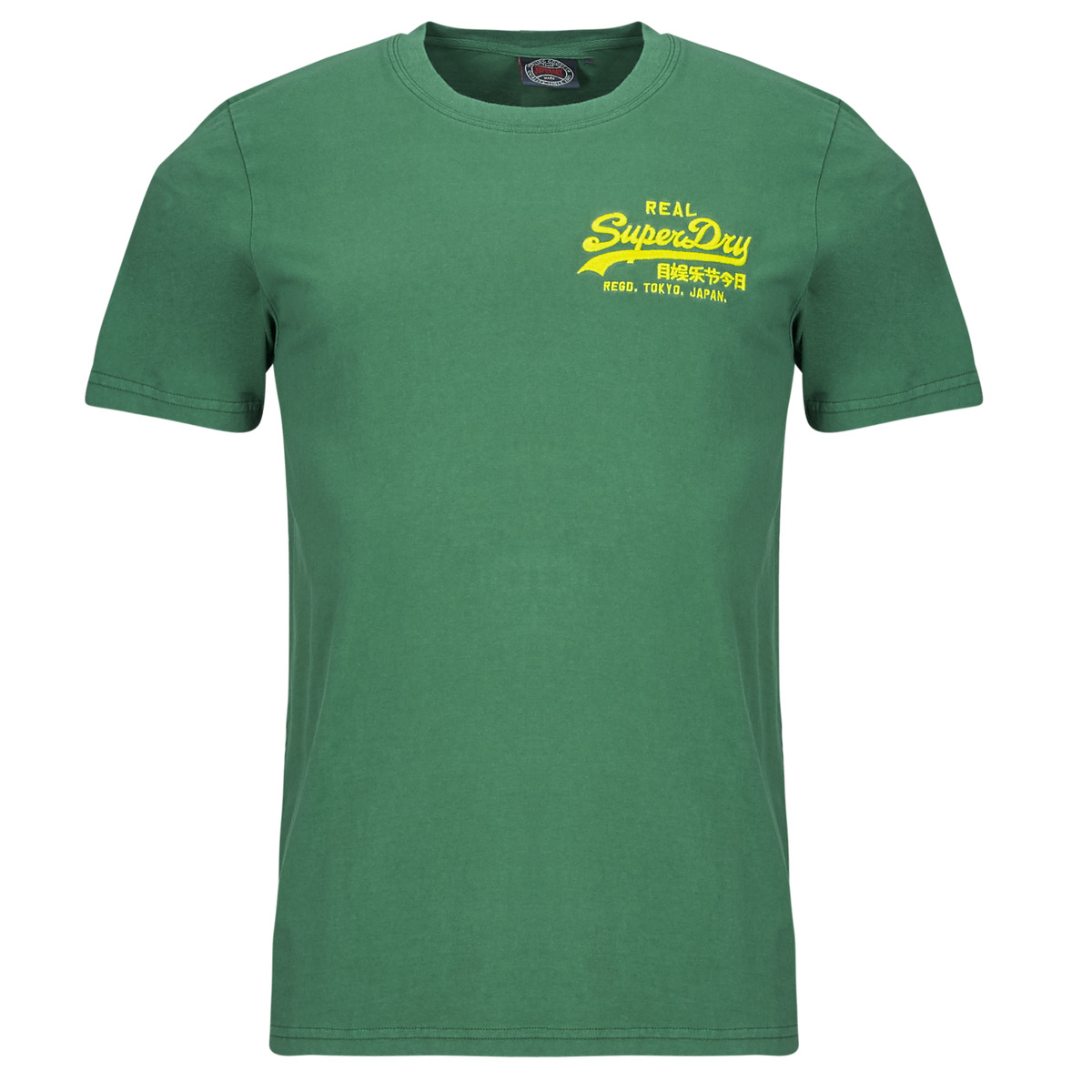 Superdry - VINTAGE LOGO BRODE - Green
