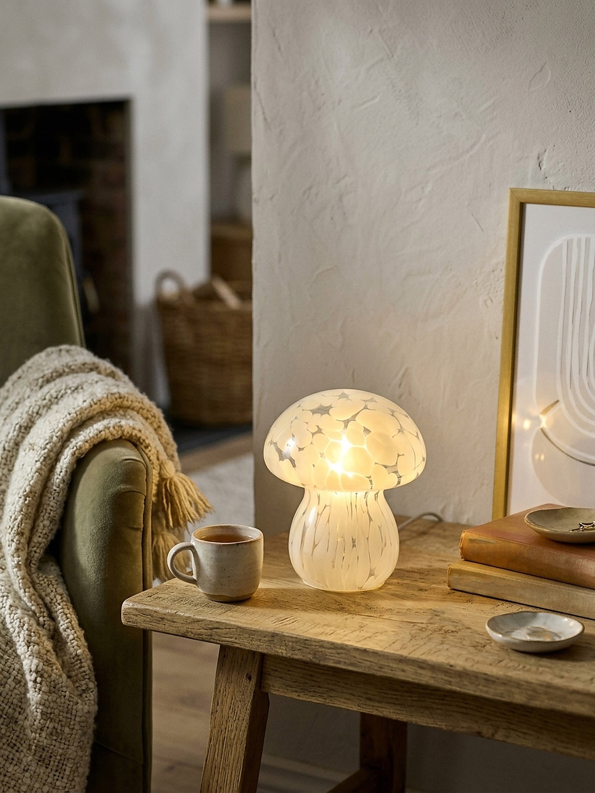 Lampa w kształcie grzyba