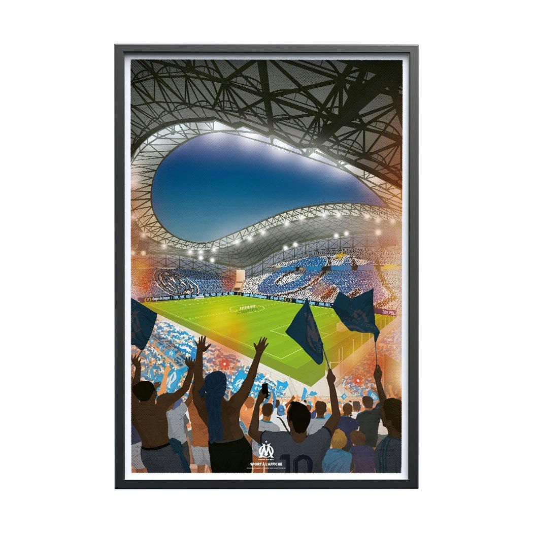 FOOTBALL - Affiche OM - Stade Orange Vélodrome 