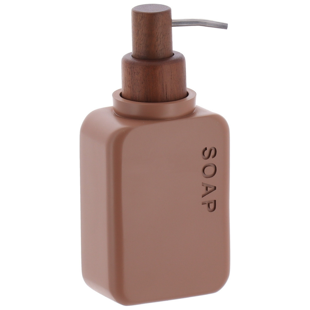 Dozownik na mydło Salva mocha 300 ml ozdobny
