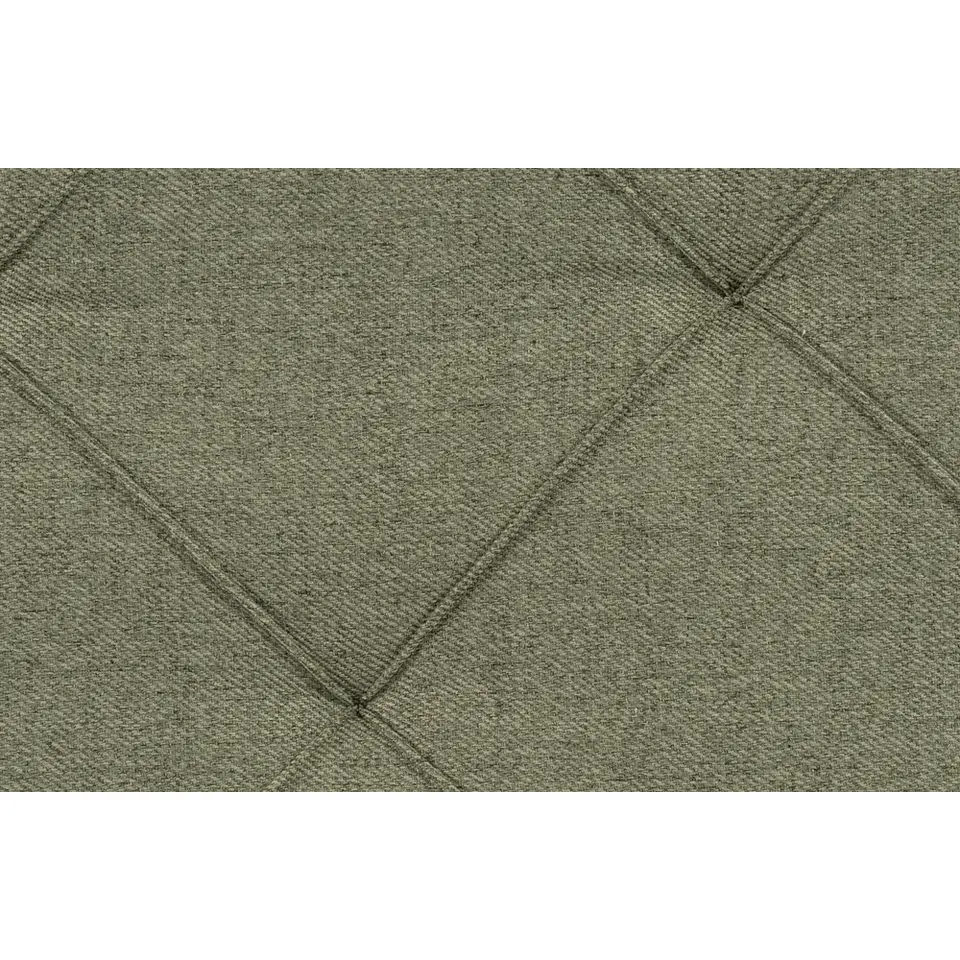 Boxspring Liv geruit - groen - 90x200 cm - ronde poot