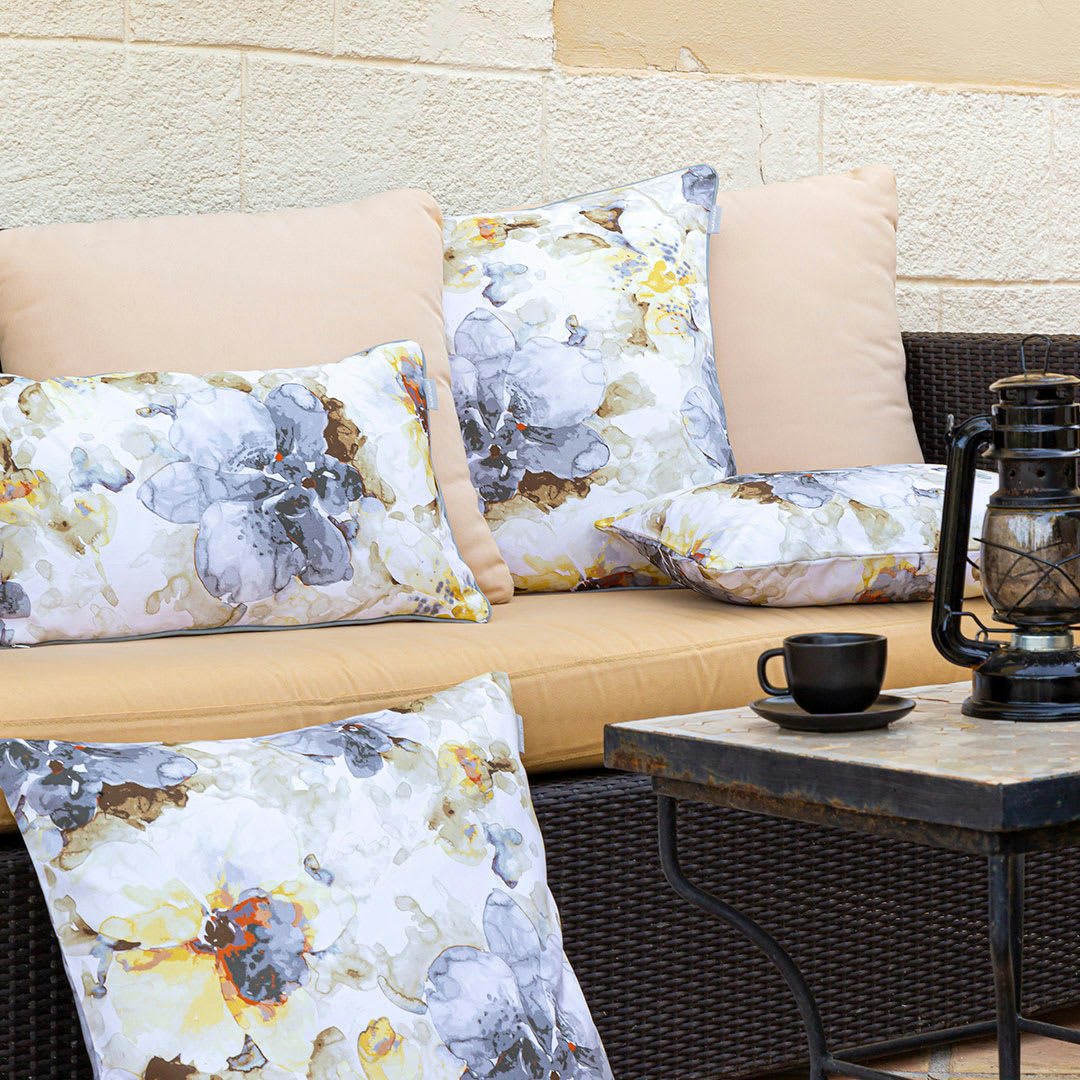 NEBBIA TO - 2 Housses de coussin en coton 30x50 cm multicolore