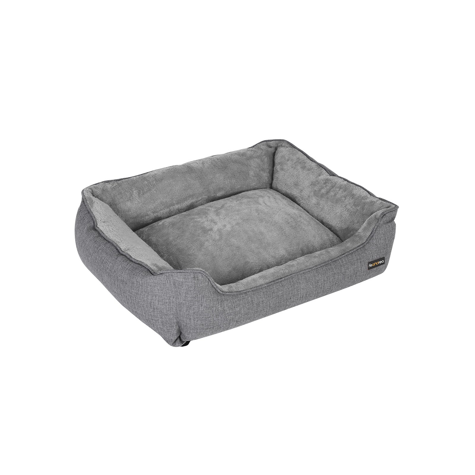 Panier pour chien en tissu peluche