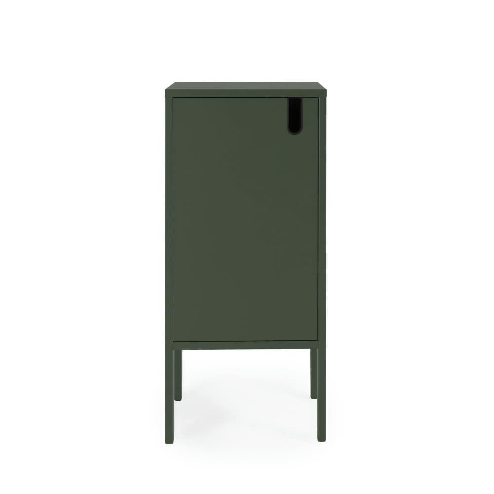 UNO - Petit meuble de rangement en bois H89cm vert kaki