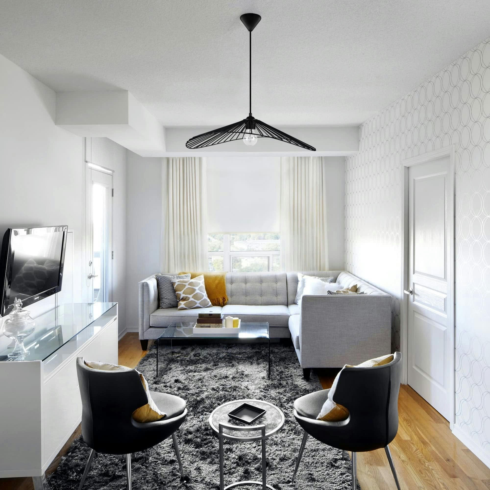 LADY - Suspension métal noir