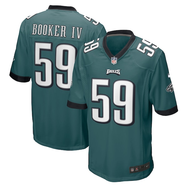 Thomas Booker IV Philadelphia Eagles Nike  Game Jersey - Midnight Green