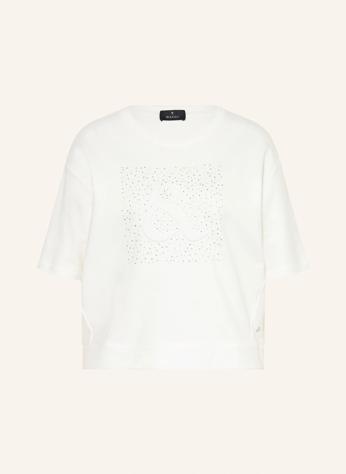 monari Sweatshirt mit Schmucksteinen