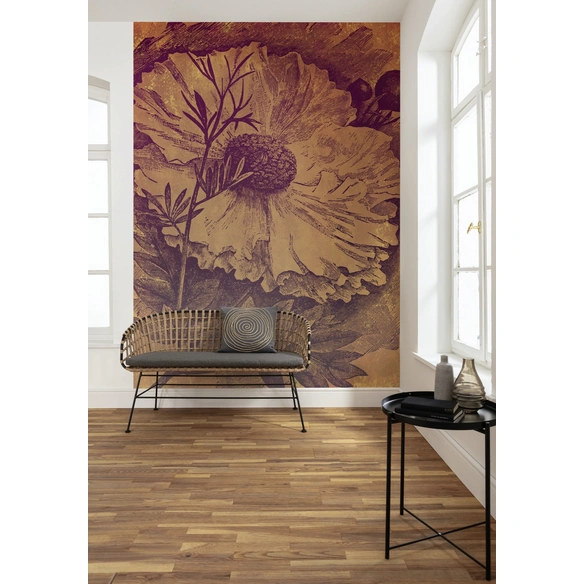 Vliestapete, Blumen, bunt