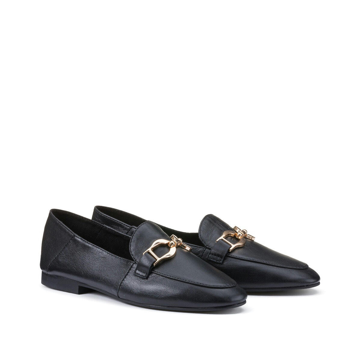 Mocassins loafers en cuir avec morsetti