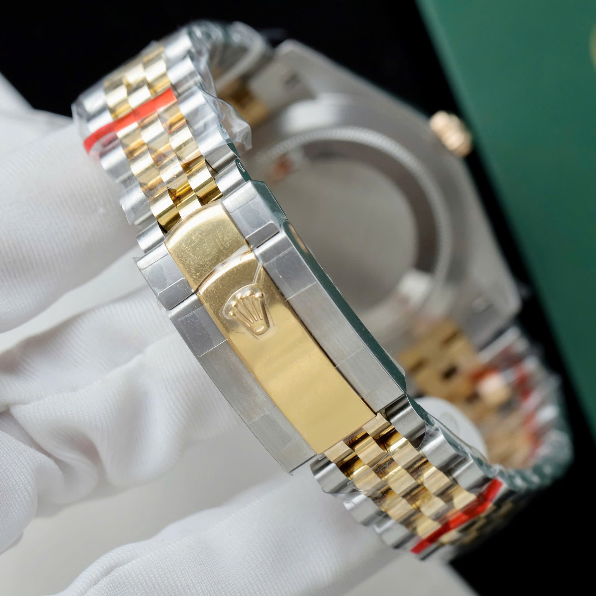 Rolex Datejust SS/YG Plated White Dial 41mm Jub Super Clone