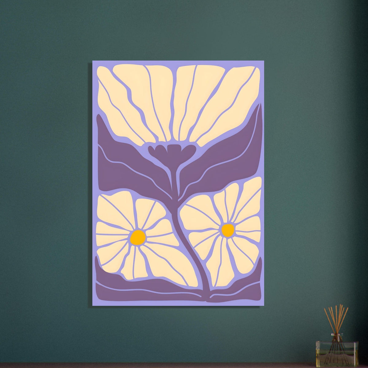 Artfulprints Poster Matisse - Soft bloom  - 70x100 cm - Paars