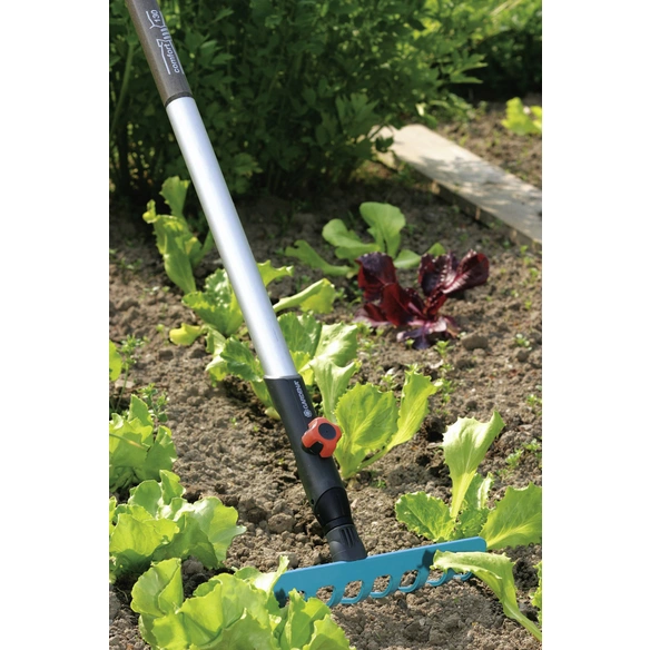 Kleinrechen, Arbeitsbreite: 15 cm, Stahl/Duroplast