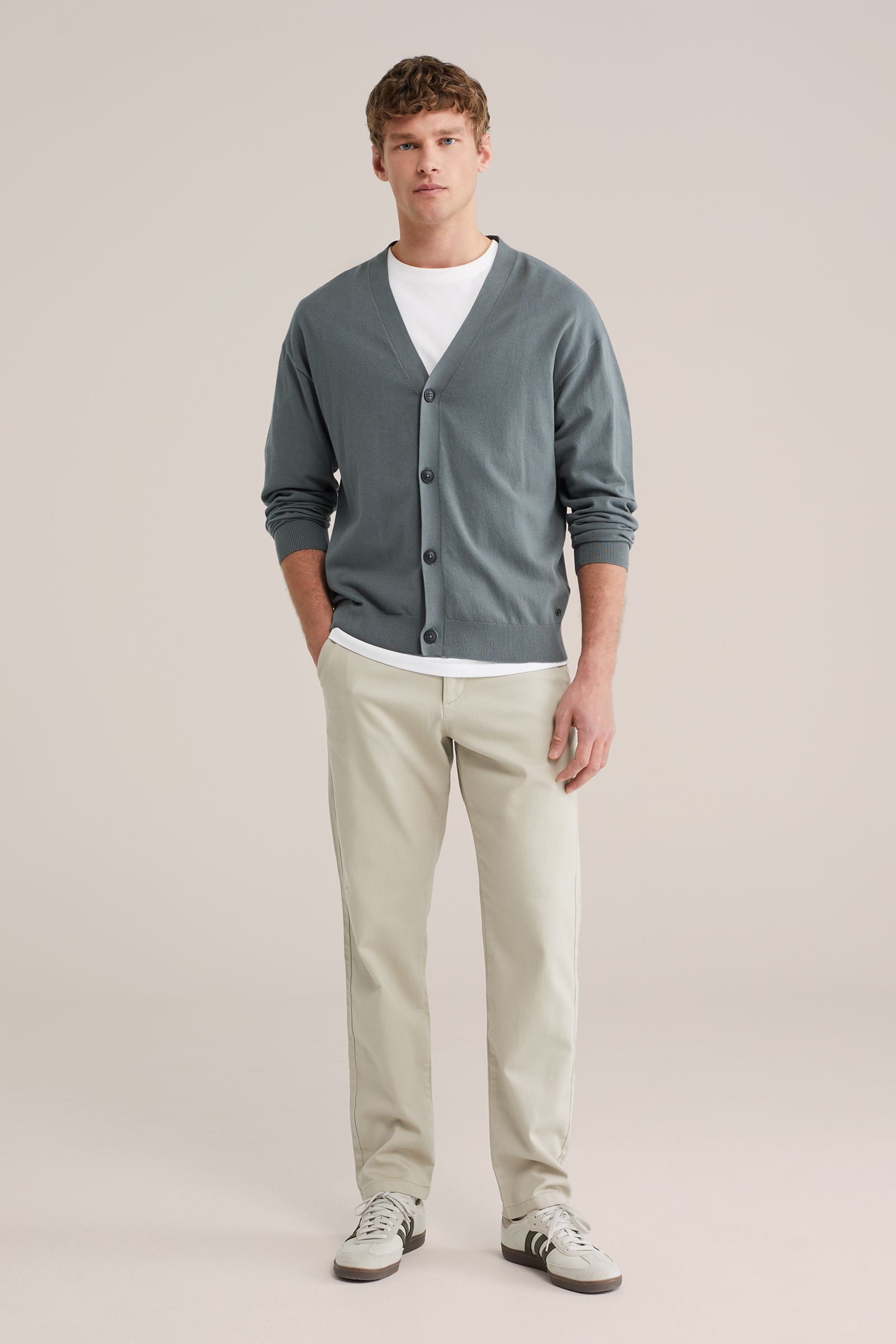 Heren relaxed fit vest