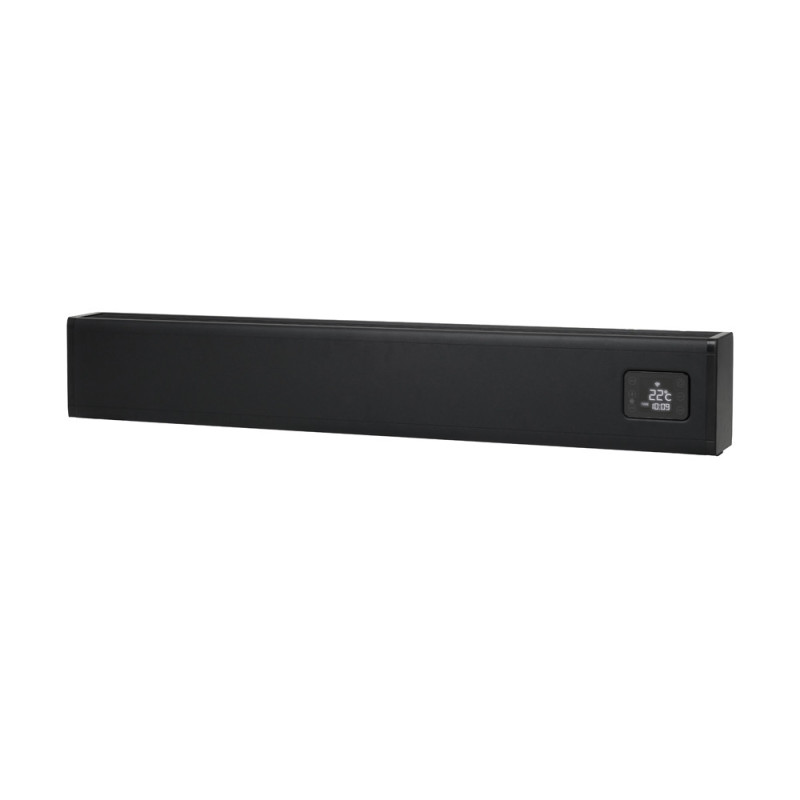 Convecteur électrique Alutherm Baseboard 2000 Wi-Fi noir EUROM
