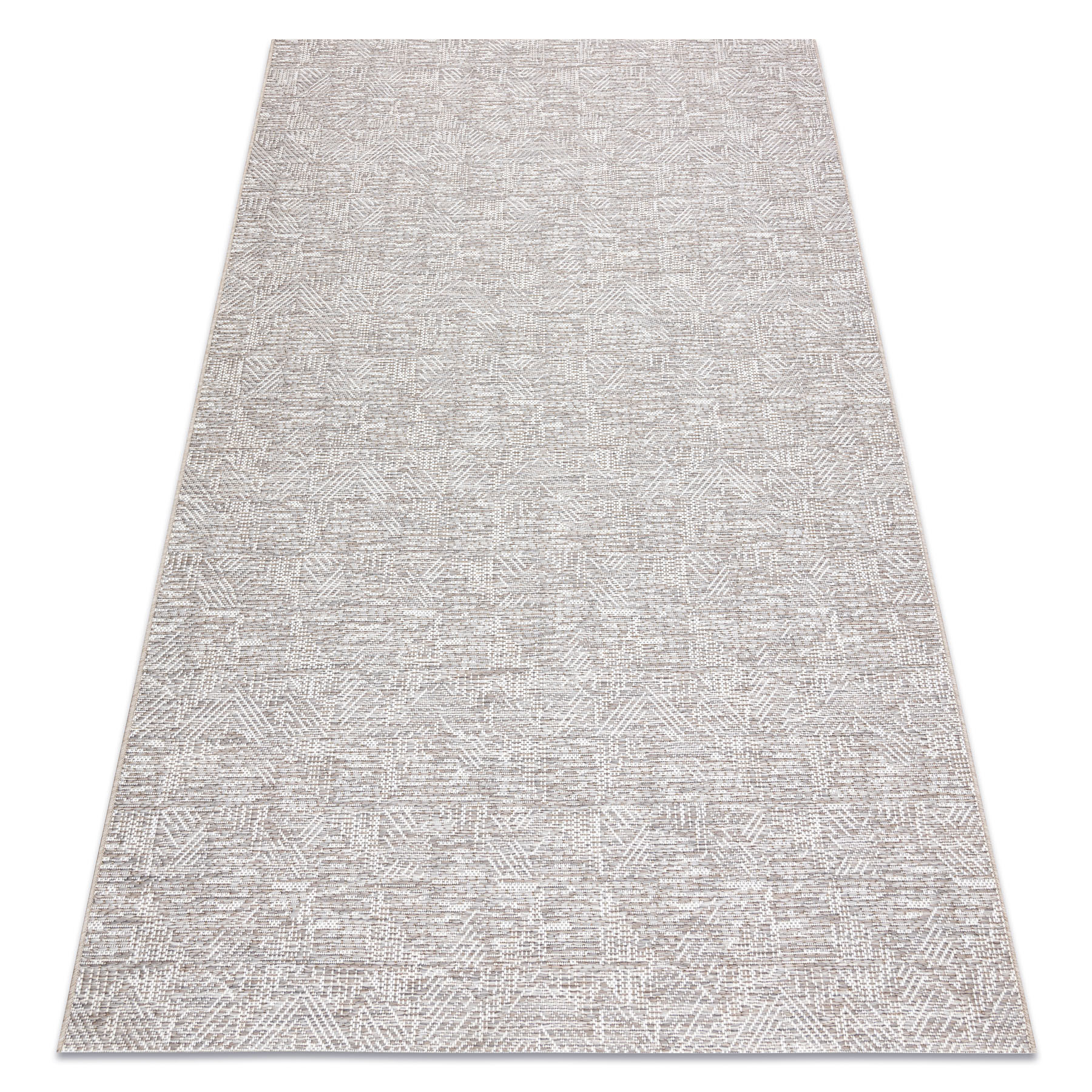 Dywan Sznurkowy SIZAL COLOR 47373560 Labirynt beż 60x110 cm