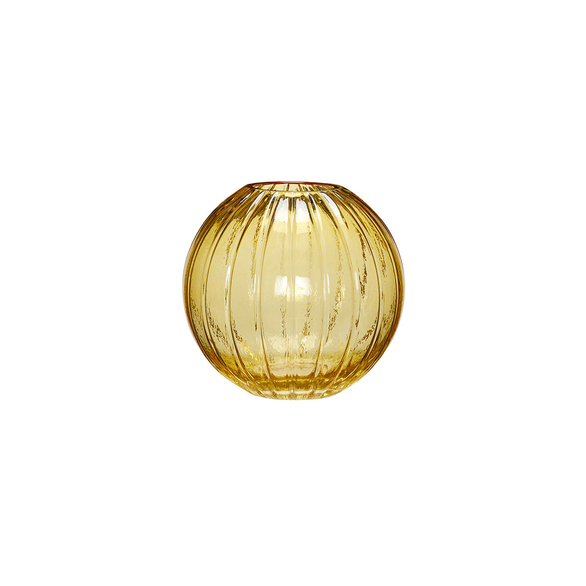 Hübsch vaas Fleur - glas - ø18xh17cm