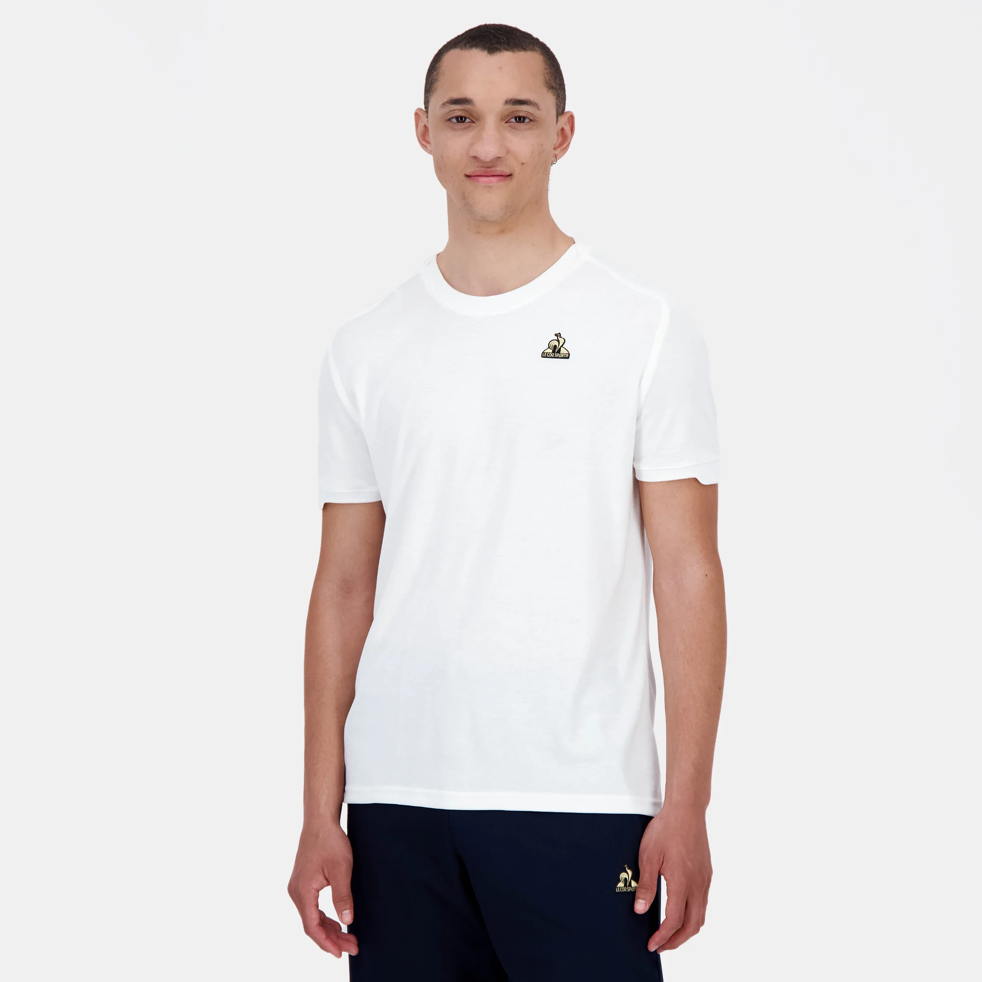 2510095-COQ D'OR Tee SS N°2 M new optical white | T-shirt Homme
