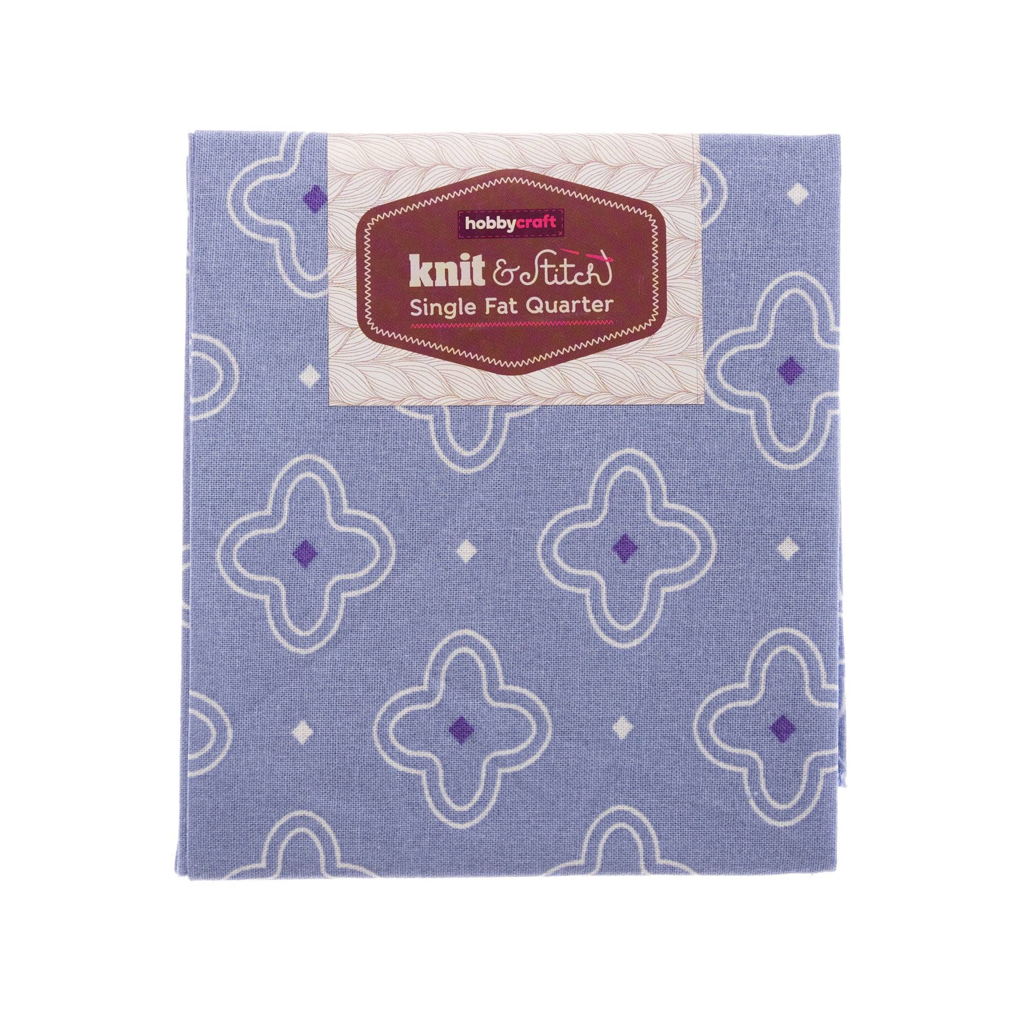 Purple Cross Single Cotton Fat Quarter